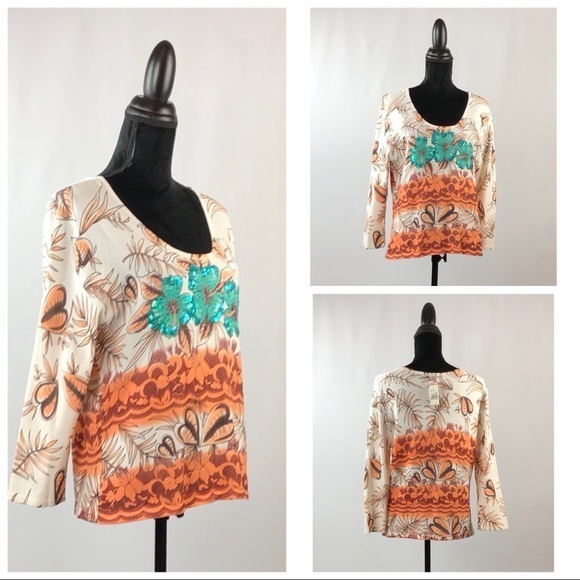 Women’s A.D.Originals‎ Print Blouse - Picture 2 of 9